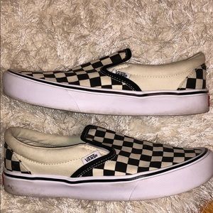 Vans Ultra Cush LITE Checkered Slip Ons